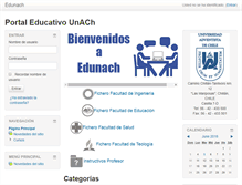 Tablet Screenshot of ed.unach.cl
