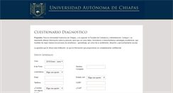 Desktop Screenshot of encuestas.fca.unach.mx