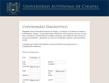 Tablet Screenshot of encuestas.fca.unach.mx