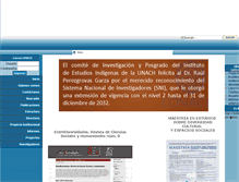 Tablet Screenshot of iei.unach.mx