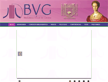 Tablet Screenshot of bibliotecagenero.unach.mx