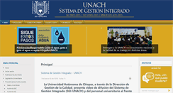 Desktop Screenshot of calidad.unach.mx