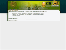 Tablet Screenshot of caecd.unach.mx