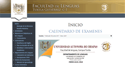 Desktop Screenshot of elt.unach.mx