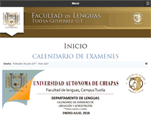 Tablet Screenshot of elt.unach.mx