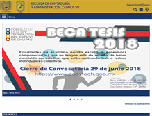 Tablet Screenshot of ecacampusvii.unach.mx