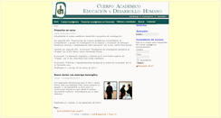 Desktop Screenshot of campodelaeducacion.unach.mx